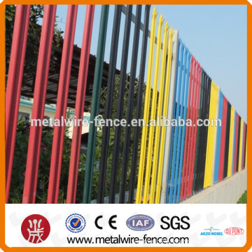 galvanized D or W pale palisade fencing